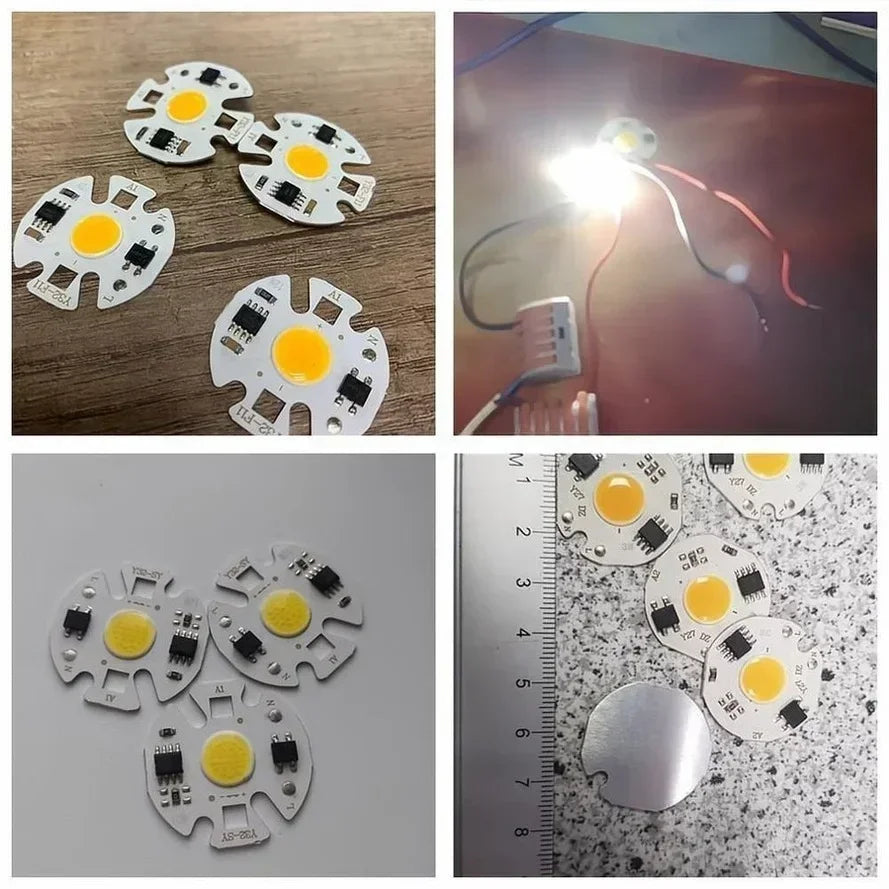 plaque led 31mm blanc moderne circuits imprimés connecteurs électriques aluminium 12w 110v 220v