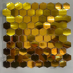 panneau décoration murale hexagonal sequins brillant fond fête mariage anniversaire baby shower décor moderne
