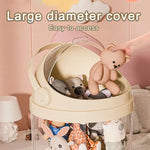 boîtes rangement jouets transparentes moderne rose clair pliables multifonctions organisation enfants storage zipper toy