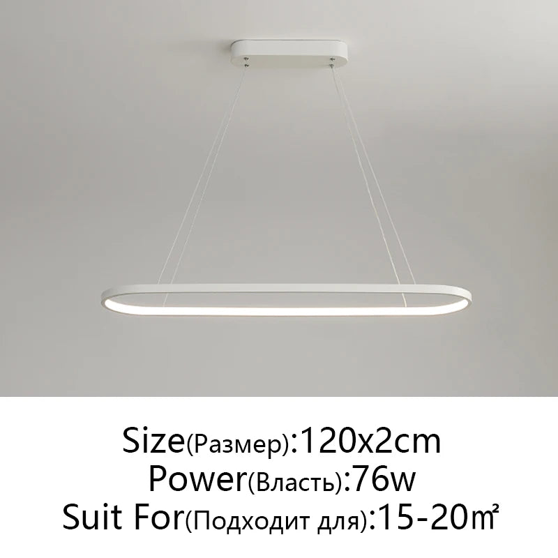 lampe suspension moderne rond aluminium blanc noir or salon salle manger chambre