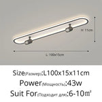 applique murale moderne led noir blanc fixée télécommande