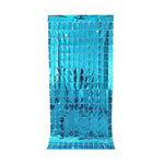 rideau pluie soie bleu rouge rose vert violet or carreaux miroir moderne festif happy