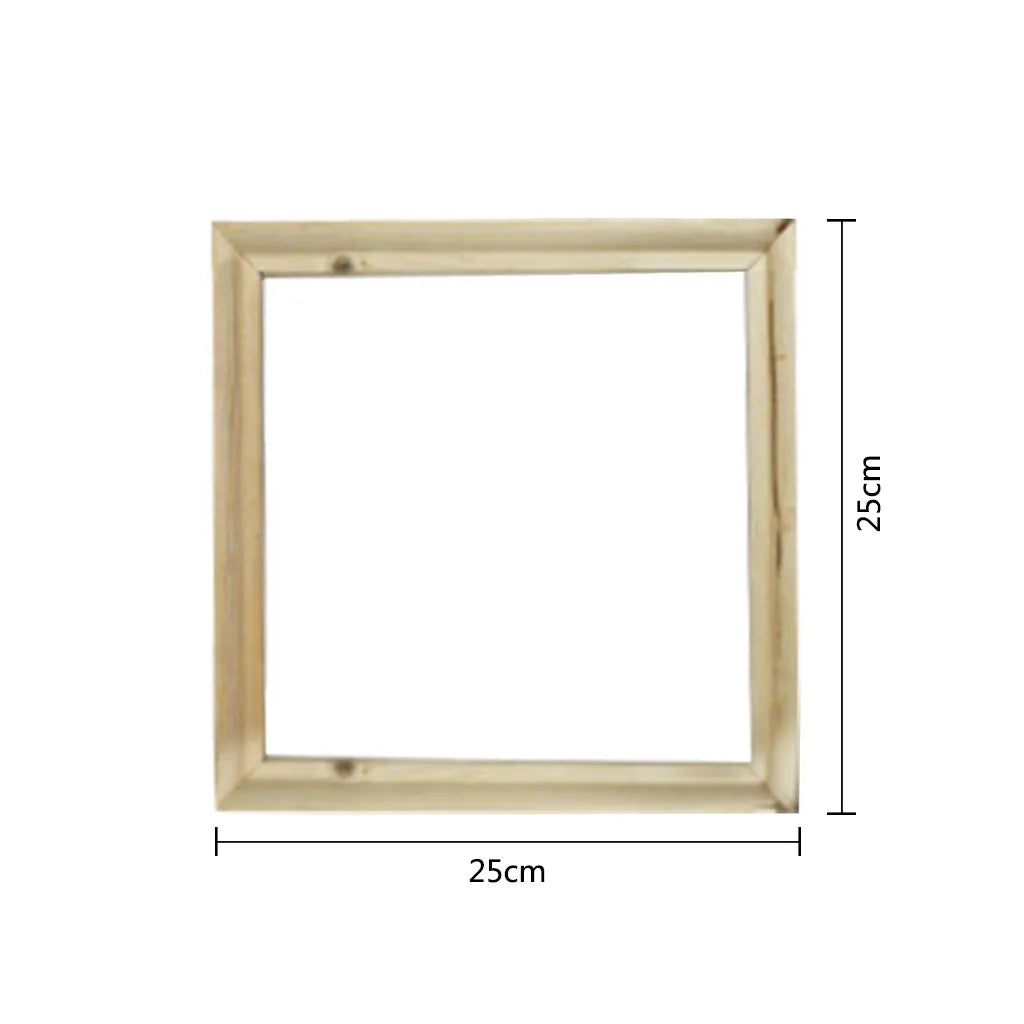 cadre peinture bois moderne carré naturel simple moderne
