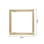 cadre peinture bois moderne carré naturel simple moderne