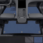 tapis sol voiture noir texture géométrique moderne clips imperméable résistant usage full body wrap