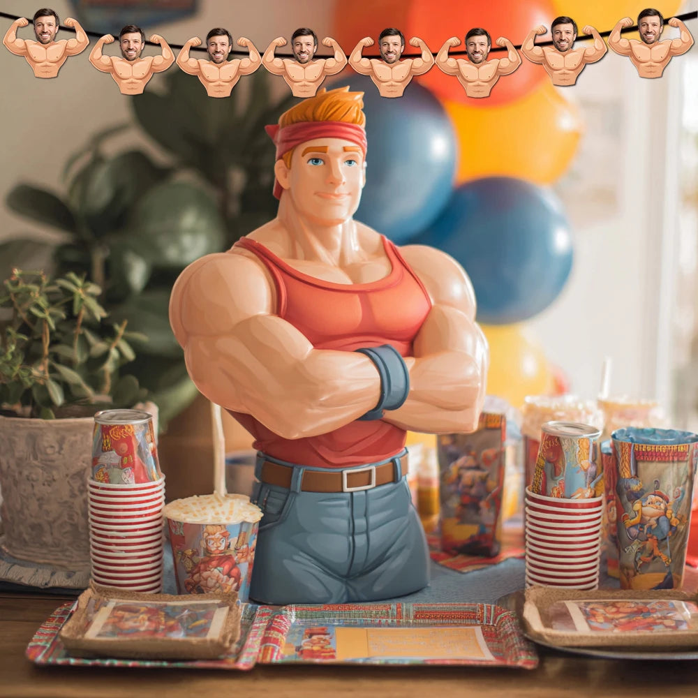 Bannière carton humour anniversaire homme