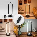 lampe table moderne couleurs dimmable noir blanc fluide contemporain minimaliste chambre coucher