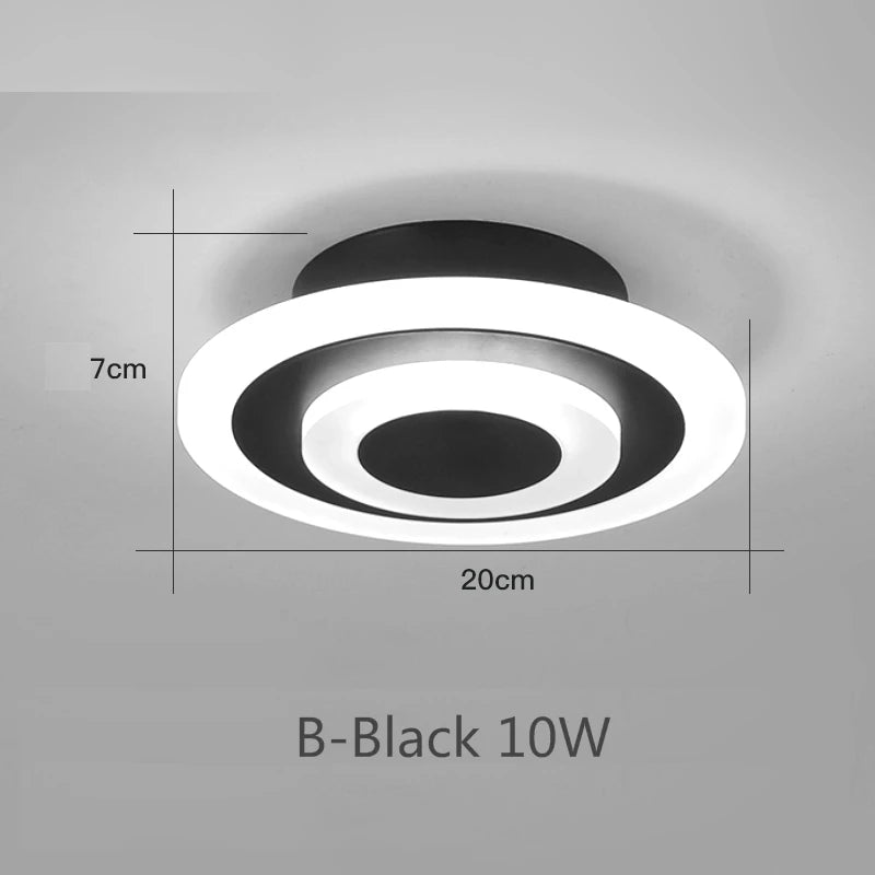 plafonnier led moderne carré blanc noir éclairage quotidien contemporain fixations invisibles multiples ledsflux élevé