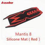 tapis protection silicone rouge noir trottinette graphique moderne flèches scooter kaabo mantis