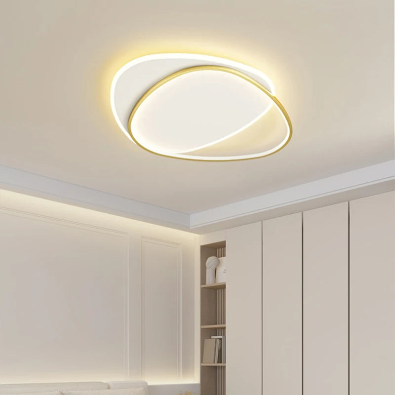 plafonnier moderne led blanc noir doré contemporain opacité haute qualité facile
