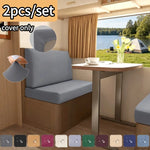 housses coussins camping car gris beige marron rouge blanc vert bleu marine or elastiques