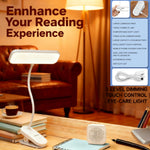 lampe led blanc moderne clip rechargeable tactile couleursflux lumineux ajustable étudiants travail