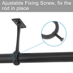 support rideau moderne vis réglable noir doré blanc quincaillerie aluminium fenêtre décoration fixations murales