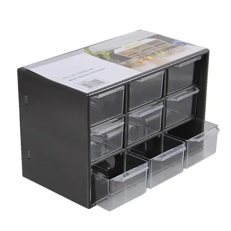 boîte bijoux moderne compartiments transparents tiroirs imprimés rose noir blanc rangement pratique