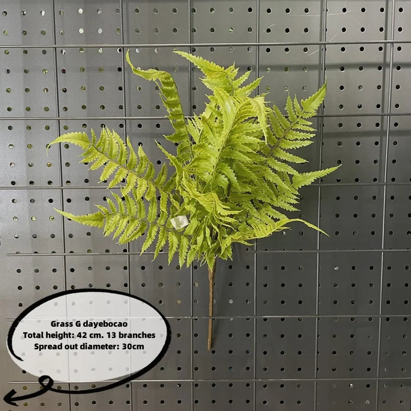 plantes artificielles soie vertes feuilles fines naturelles extérieur accrochées fêtes mariages