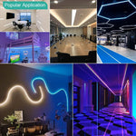 ruban led flexible ice blue yellow cool white warm white red adhésif moderne certification