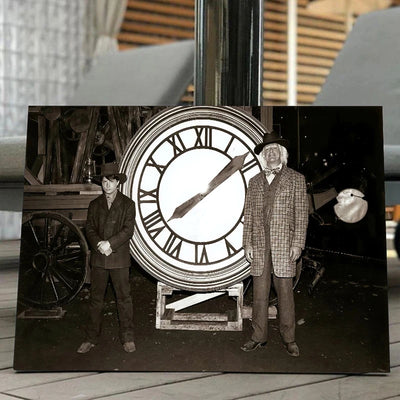 Affiche rétro Retour vers le futur sur toile pour décoration murale vintage