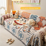 couverture tricotée chat mignon multicolore moderne bébé adulte extérieure automne hiver machine
