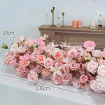 décoration florale guirlande rose romantique élégante mariage anniversaire baby showerintérieur