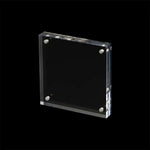 cadre photo moderne acrylique transparent 120x120mm 135x135mm 150x150mm support présentation