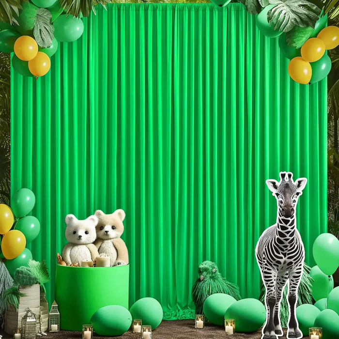 rideau vert clair mariage anniversaire moderne sans plis 150x214cm 150x245cm 150x300cm