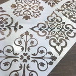 gabarit peinture floral délicat classique opaque bricolage scrapbooking journal decoration
