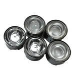 lentille optique ronde noire lampe led haute puissance support éclairage moderne