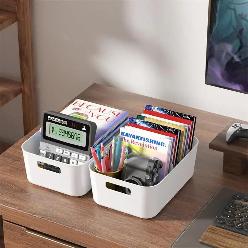boîtes rangement blanc moderne poignées latex petits objets ordre almacenamiento