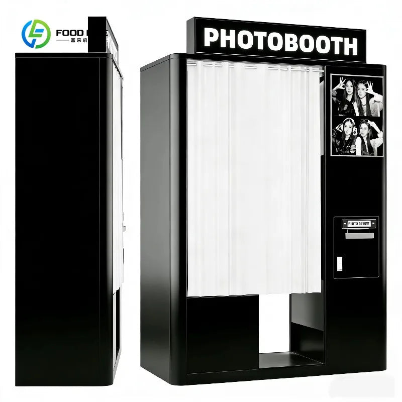 booth photo instantanée écran tactile imprimante intégrée caméra canon événement entreprise moderne