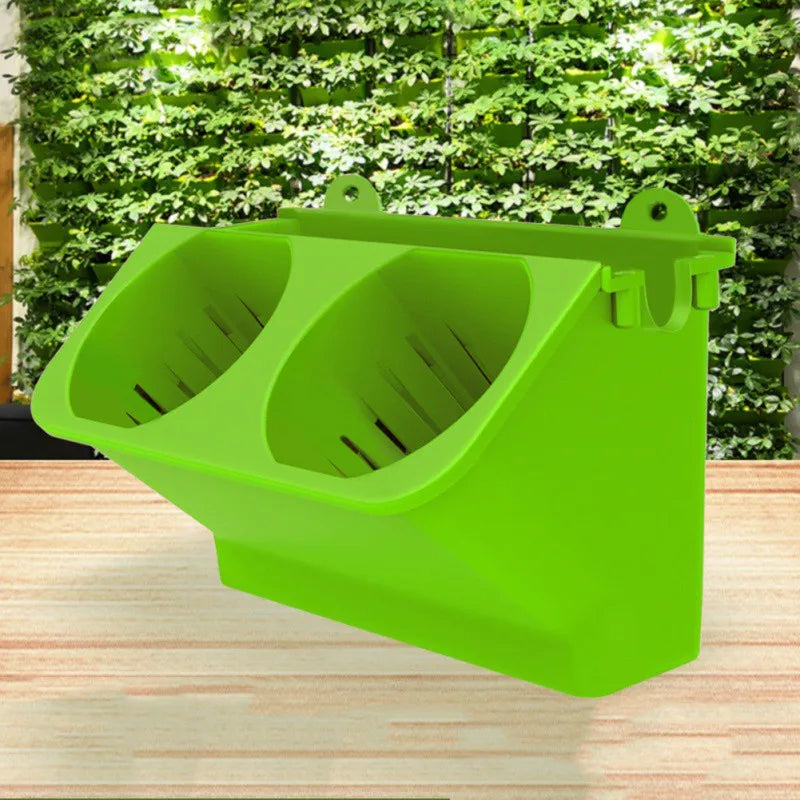 support mural plante verte grille drainage arrosage facile moderneintérieur minimaliste