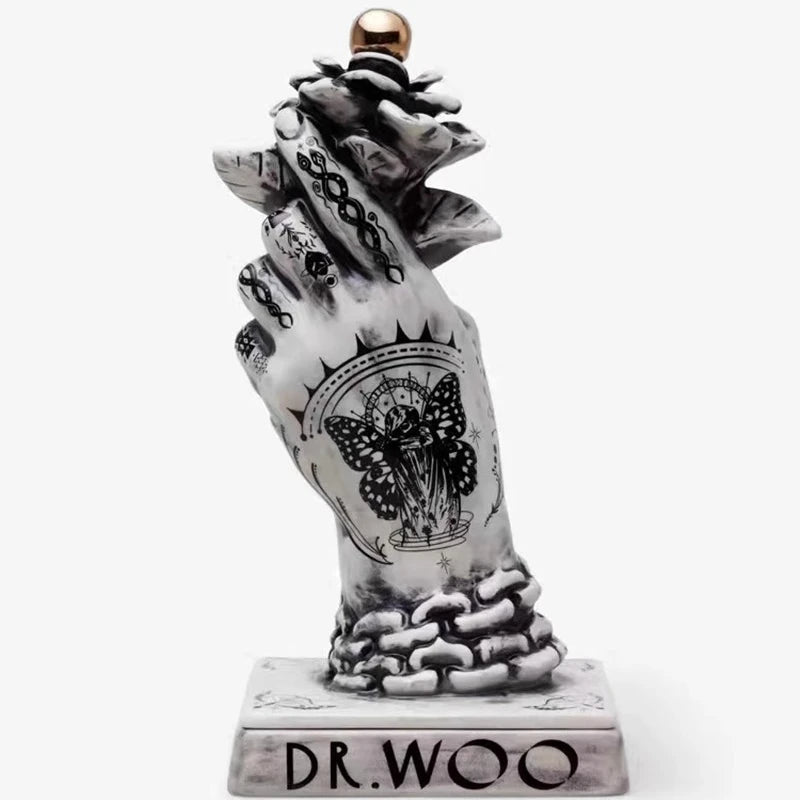 figurines decoratives ceramic roses cranes armes feu motifs tatouages contemporains