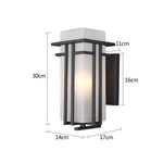 lampe murale moderne minimaliste noir blanc structure géométrique opaquée fixée mur vis led industrielle