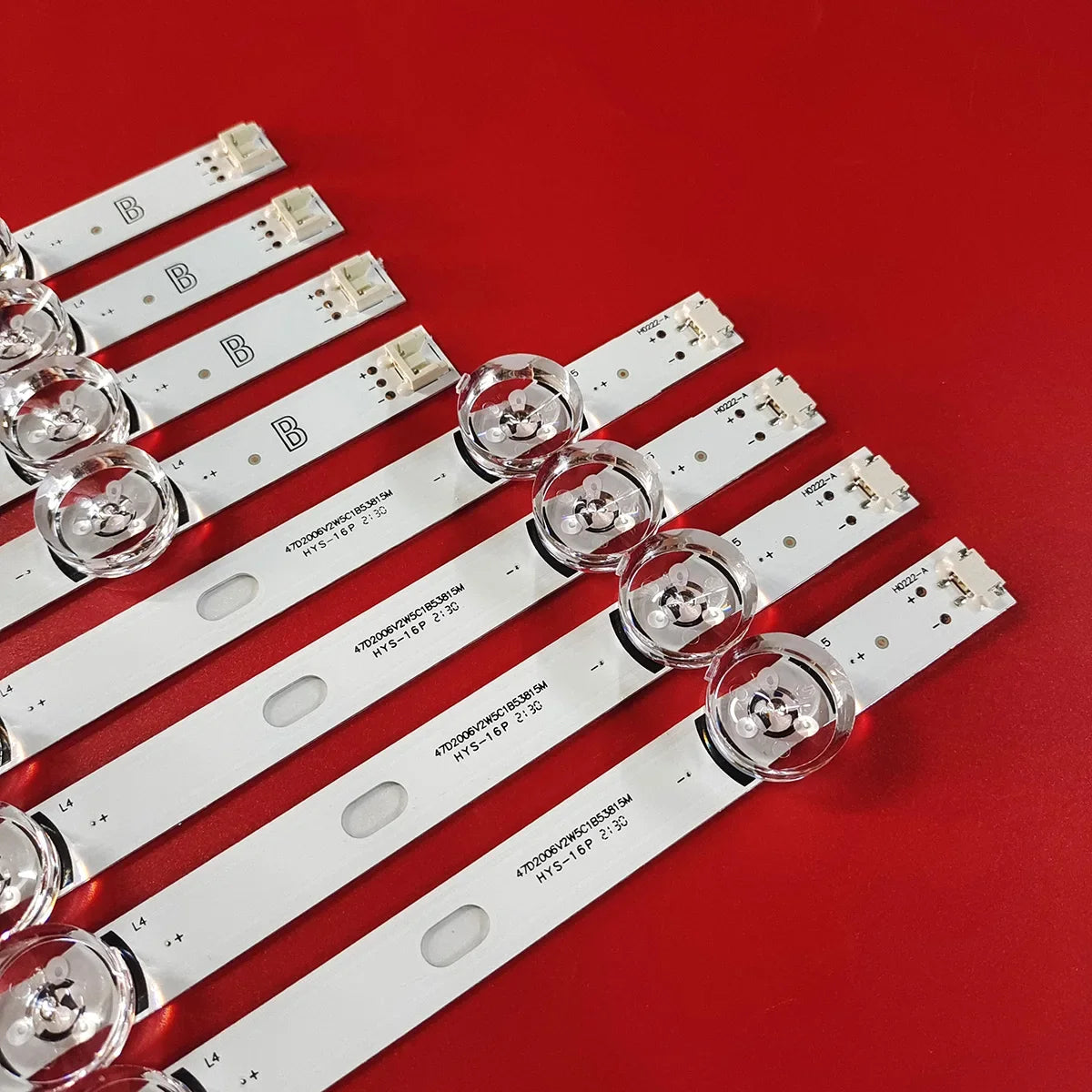 bande led rétro éclairage blanc adhésif connecteurs électriques moderne 980mm longueur