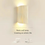 lampe murale moderne led texturée blanc vert orange gris chambre salon étude entree