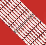 bande led blanc moderne 1153mm 11 diodes 3v opaques points noirs espacés