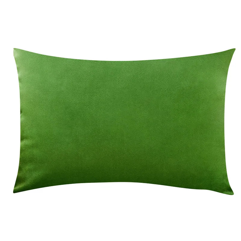 housse coussin velours uni 30x50 cm décoration salon canapé chambre moderne couleur violette