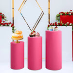 supports présentation desserts tissu couleurs modernes mariage fêtes uni minimalistes