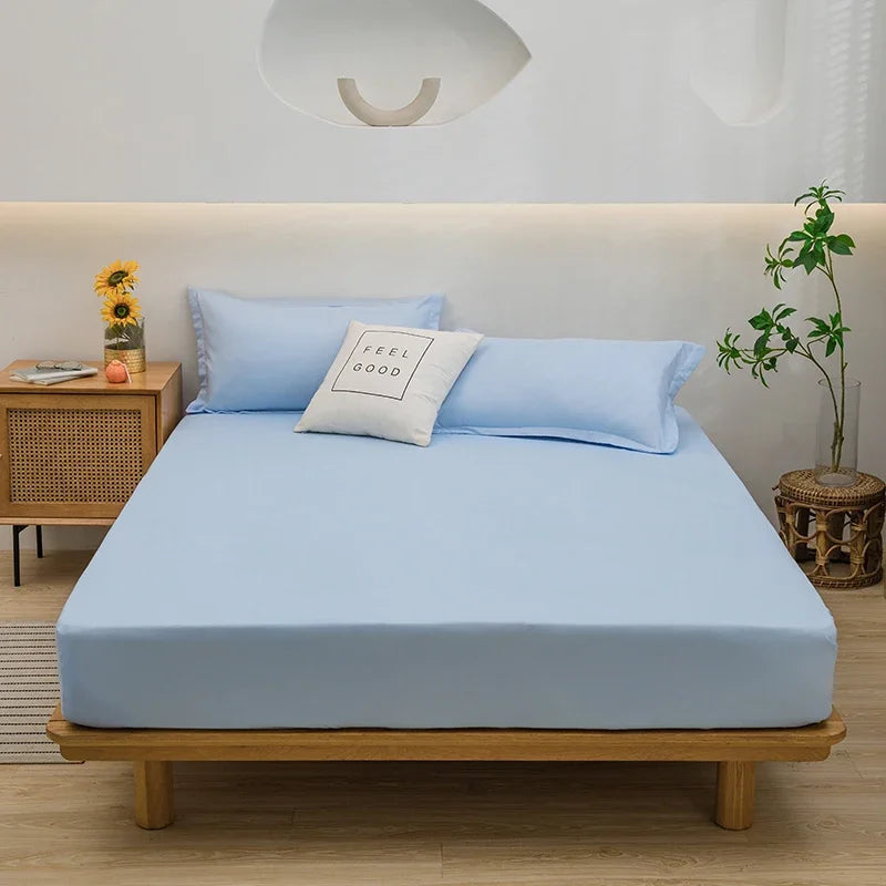drap plat uni gris élastique lit adulte qualité moderne linge lit polyester 120x200x25cm