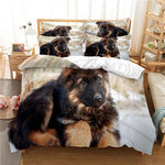Housse de couette ours polaire 3D beige