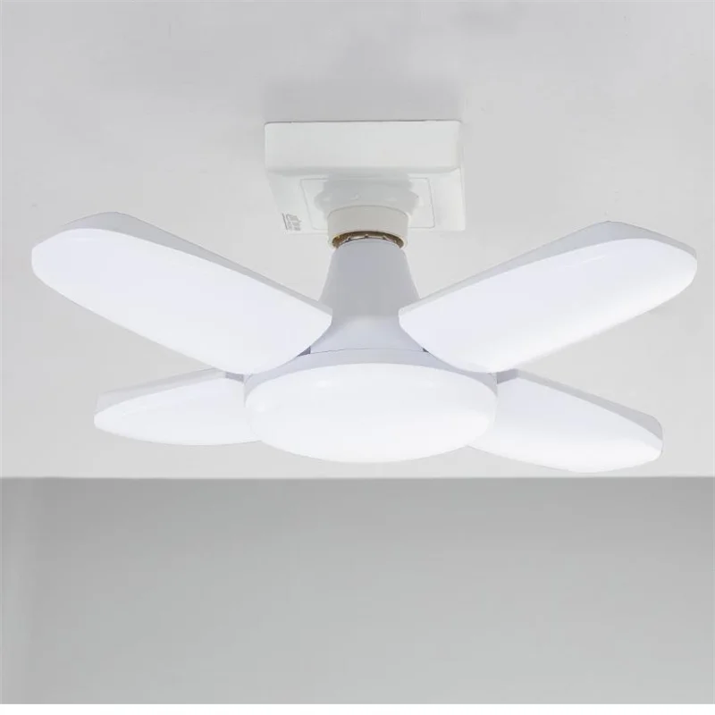 ampoule led pliable forme fleur éclairage blanc 6500k moderne original 180deg 2492000lm