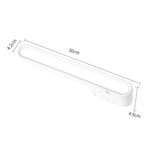 lampe moderne rechargeable led usb blanc sans ombre toucher interrupteur abs pvc