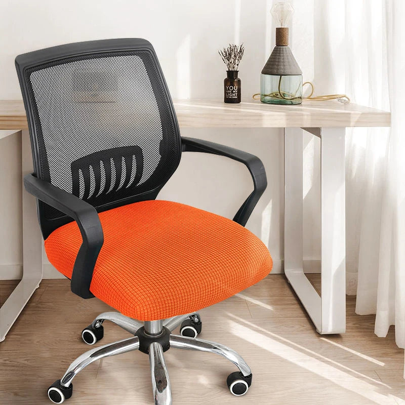 coussin chaise moderne vert foncé tissu carreaux adhésif polyester coton rétractable extensible durable
