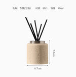 ensemble produits salle bain moderne céramique beige clair porte brosse dents diffuseur parfum distributeur