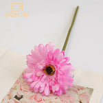 bouquet fleurs artificielles gerbera rouge rose jaune blanc modernes decoration mariage anniversaireintérieur