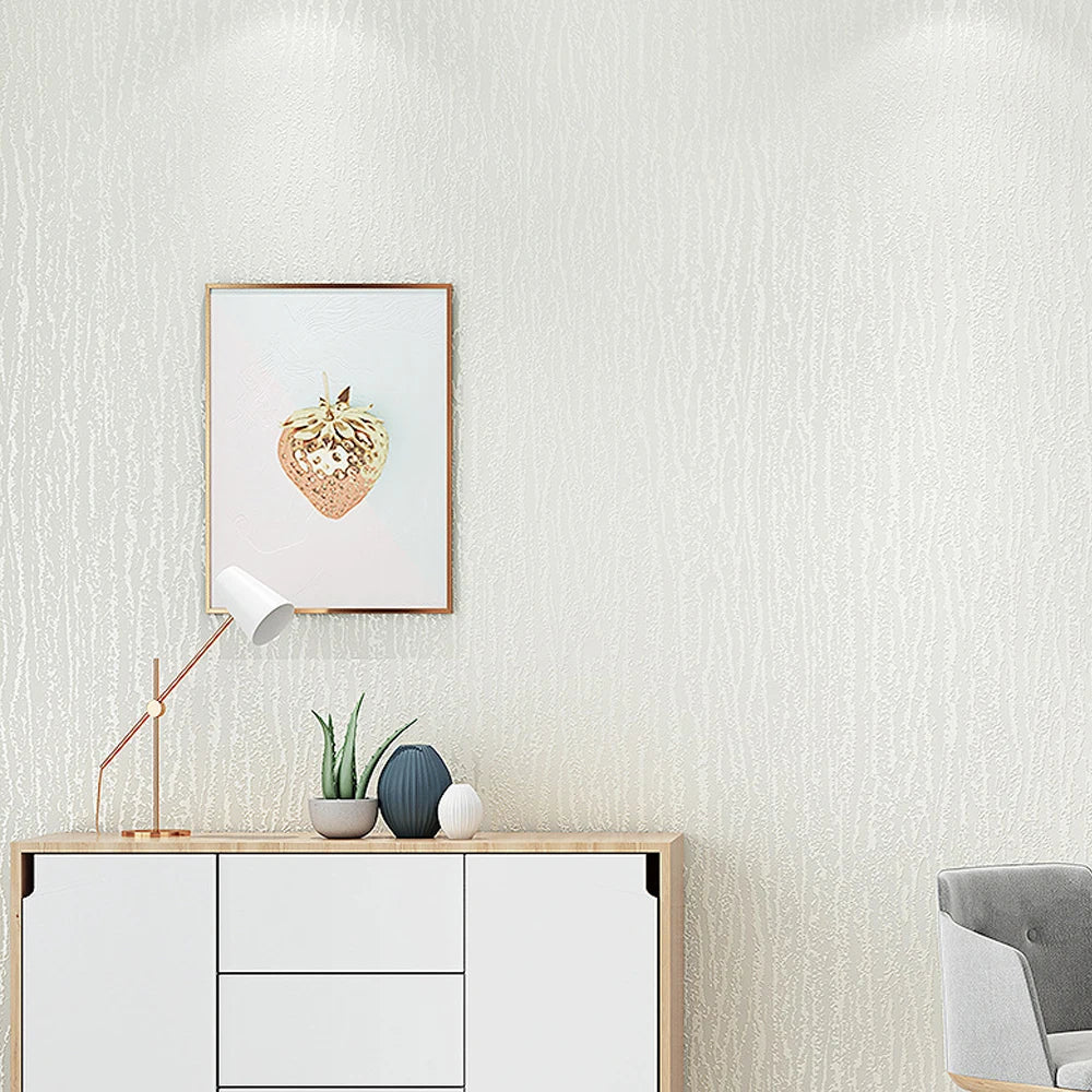 Papier peint beige à rayures 3D dans un intérieur design