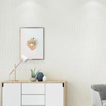 Papier peint beige à rayures 3D dans un intérieur design