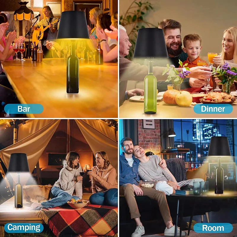 lampe table led rechargeable couleurs or blanc noir moderne tactile