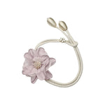 rideaux attaches fleurs décoratives beige bleu rouge rose noir tringle chambre coucher