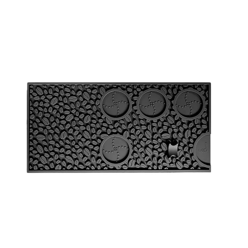 tapis cuisine silicone grains antidérapant drainant imperméable noir marron vert gris moderne