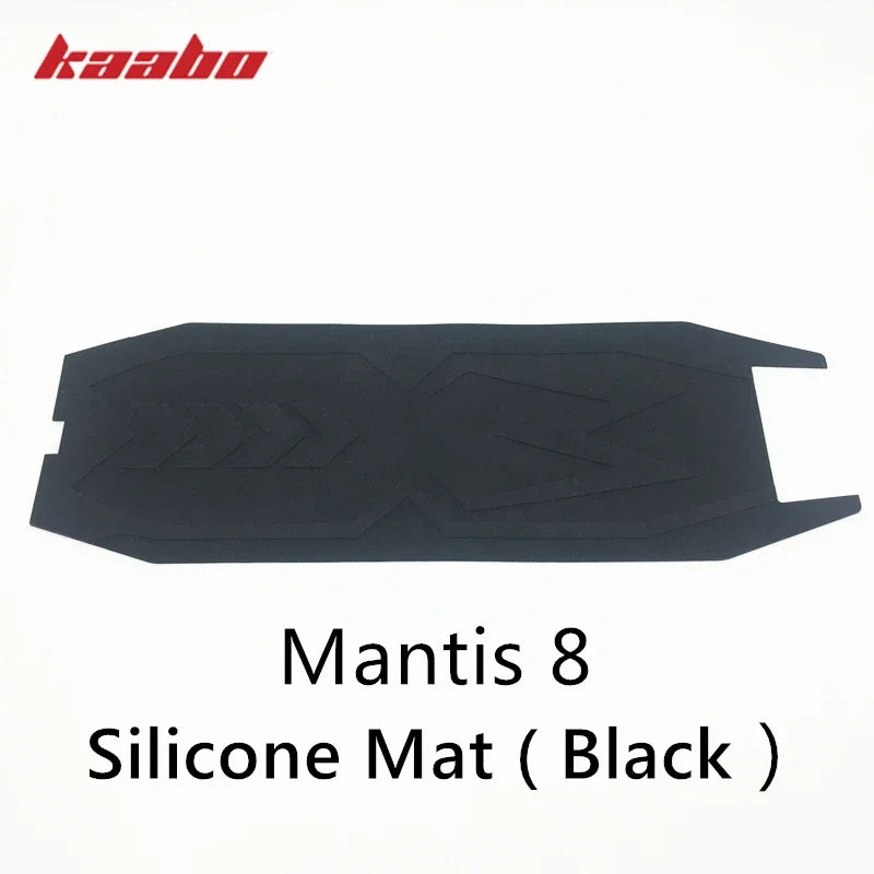 tapis protection silicone rouge noir trottinette graphique moderne flèches scooter kaabo mantis